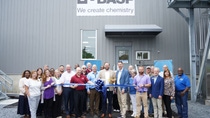 The BASF Refinery Catalysts team celebrates the ribbon cutting of the new R&D Center at the Attapulgus, Georgia, site. Pictured at center is Jan Donath, Vice President, BASF Refinery Catalysts; at left is Mark Herring, Attapulgus Site Director, BASF Refinery Catalysts; at right is Marius Vaarkamp, Global R&D Director, BASF Refinery Catalysts.
Photo: BASF The BASF Refinery Catalysts team celebrates the ribbon cutting of the new R&D Center at the Attapulgus, Georgia, site. Pictured at center is Jan Donath, Vice President, BASF Refinery Catalysts; at left is Mark Herring, Attapulgus Site Director, BASF Refinery Catalysts; at right is Marius Vaarkamp, Global R&D Director, BASF Refinery Catalysts.
Photo: BASF