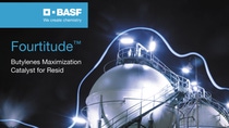 BASF launched today Fourtitude™, a new Fluid Catalytic Cracking (FCC) catalyst designed to maximize butylenes from resid feedstocks. Fourtitude, the latest product based on BASF’s award-winning multiple framework topology (MFT) technology, is optimized to deliver superior selectivity to butylenes while maintaining catalyst activity. BASF launched today Fourtitude™, a new Fluid Catalytic Cracking (FCC) catalyst designed to maximize butylenes from resid feedstocks. Fourtitude, the latest product based on BASF’s award-winning multiple framework topology (MFT) technology, is optimized to deliver superior selectivity to butylenes while maintaining catalyst activity.